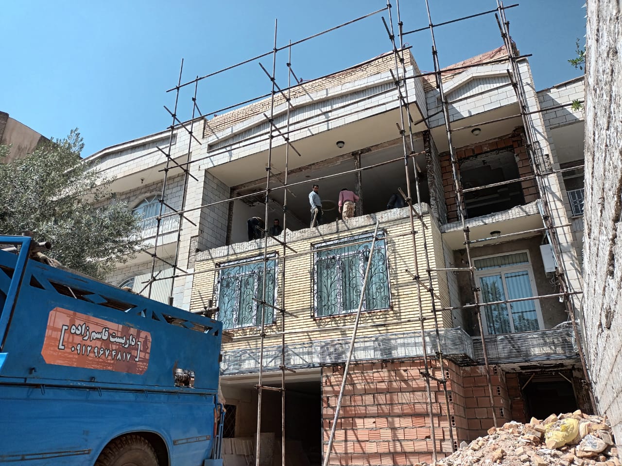 Scaffolding نصب داربست در مشیریه