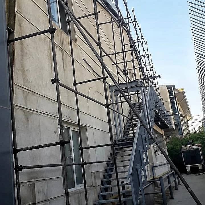 Scaffolding نصب داربست در چهاردانگه