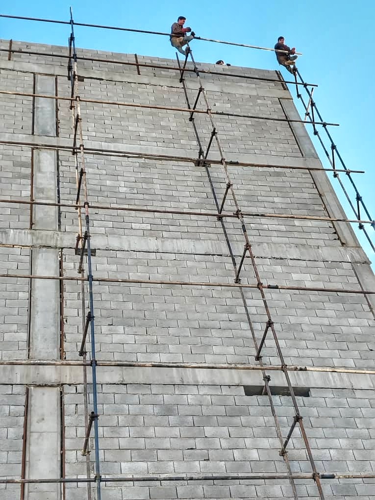 Scaffolding نصب داربست در اکباتان