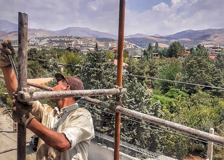 Scaffolding نصب داربست در رباط کریم
