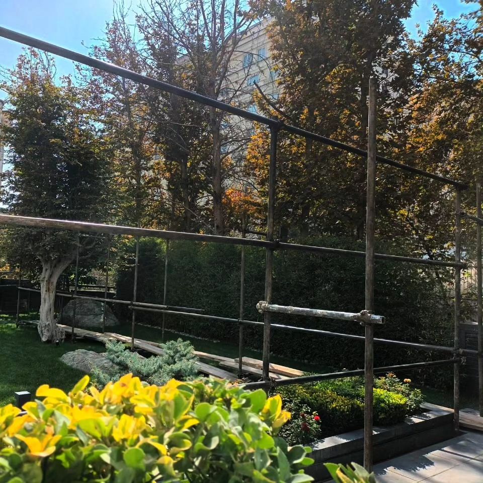 Scaffolding داربست طاق نصرت در سلسبیل