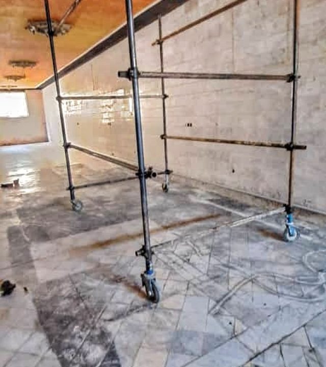 Scaffolding نصب داربست در دزاشیب