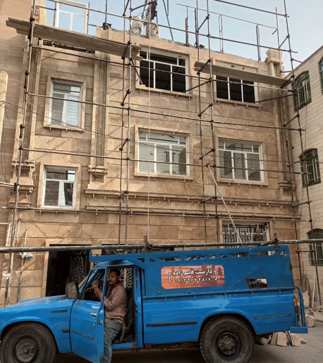 Scaffolding نصب داربست در پرند