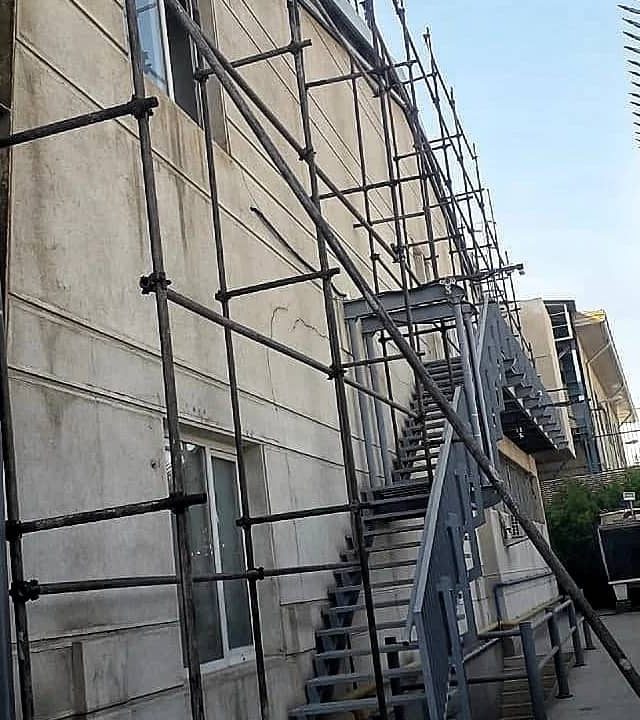 Scaffolding نصب داربست در چهاردانگه