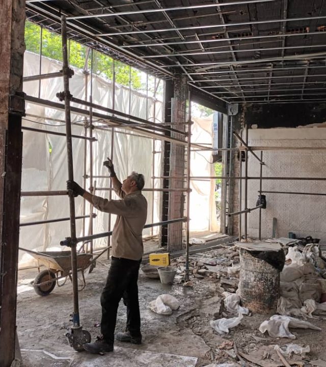 Scaffolding-in-pakdasht نصب داربست در پاکدشت